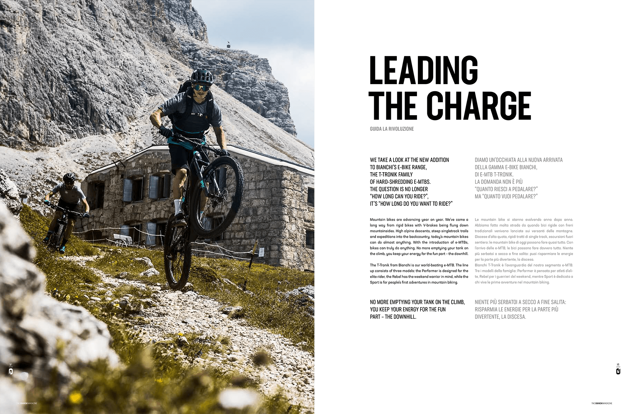 Bianchi T Tronik Cycling Copywriter Travel Writer